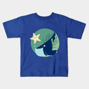 Whale & Starfish No.2 Kids T-Shirt